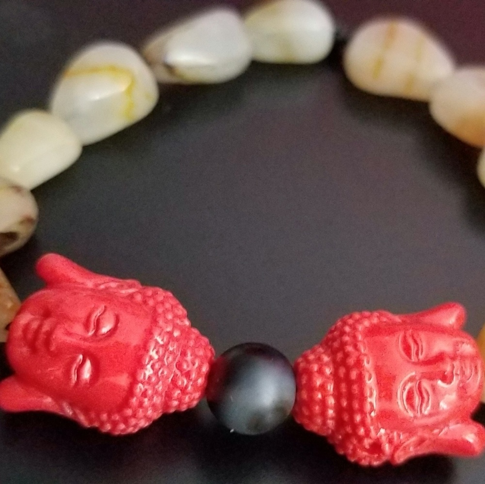 Hand made Stone bracelet